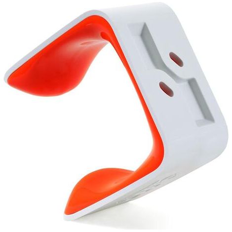 Además, soporte de pared para bicicleta Hornit Clug XXL blanco y naranja - Soporte para bicicleta XXL