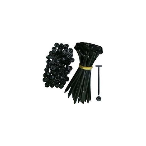 Serre-câbles en nylon autobloquants – Lot de 100 attaches pour réparation automobile – Résistants aux UV et à l'usure – Installation sans outil (1/5)
