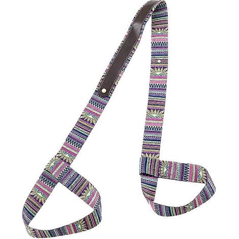 Lot de 2 accessoires de yoga violet symphonique, méthodes d'exercices ajustables, exercice, fitness (1/5)