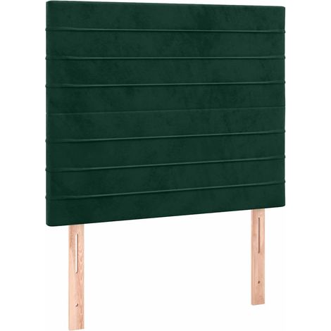 Maison Exclusive - Cabecero Terciopelo Verde Oscuro 100x5x118/128 (1/5)