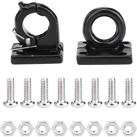 Ensemble Support et Manille de Remorquage pour Véhicules RC Axial SCX10, TAMIYA CC01, D90, D110, TF2 (1/5)