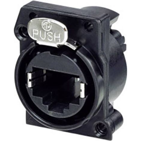 Chassis femelle Neutrik NE8FAH-C5-CON RJ45 embase femelle horizontale noir 1 pc(s) (1/2)