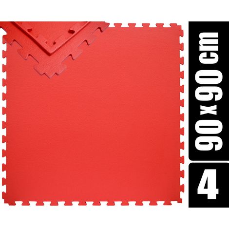 180x180 XL Trainingsmatte mit Rand - 4er Set 90x90 Bodenmatte SKU: 16675