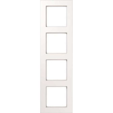 Cornice interruttore Jung a5584bfww infrangibile lucida