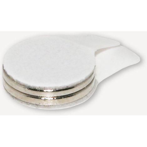 Magna-C Neodym-Scheibenmagnete Ø10x1mm selbstklebend (1/4)