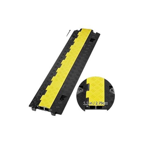 Rampe de protection de câble, conception robuste, fonctionnalité à double canal, 1PC 2.2W LBS (1/2)