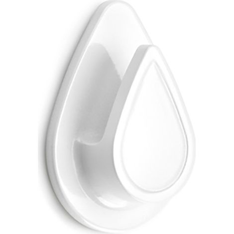 Colgador resistente agua modelo gota blanco 2193-2-000 Blíster INOFIX (1/3)