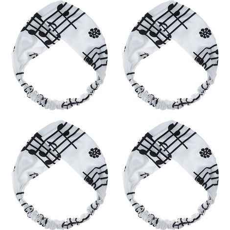 Bandeau De Sport Doublure Satin Réglable Anti-Glissement Pour Yoga Et Fitness Ensemble De 4 Pièces (1/5)