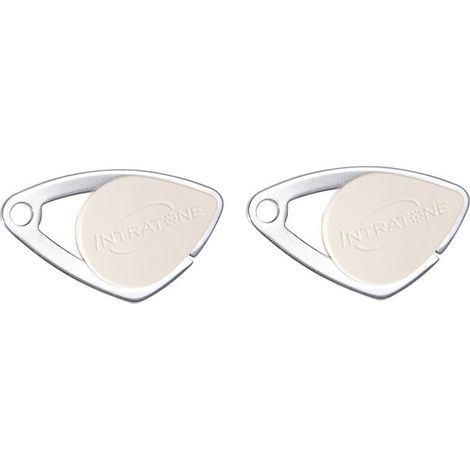 INTRATONE - Lot de 2 Badges mifare de Proximité Intratone ivoire 08-0110 - Sécurisé RFID Étanche IP68 Accès Contrôlé pour Copropriétés et Immeubles Programmation par Syndic uniquement