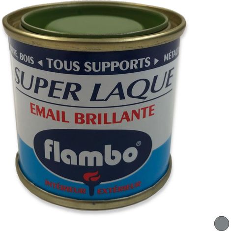 Peinture Super Laque Brillante FLAMBO, 50 ml GRIS CLAIR