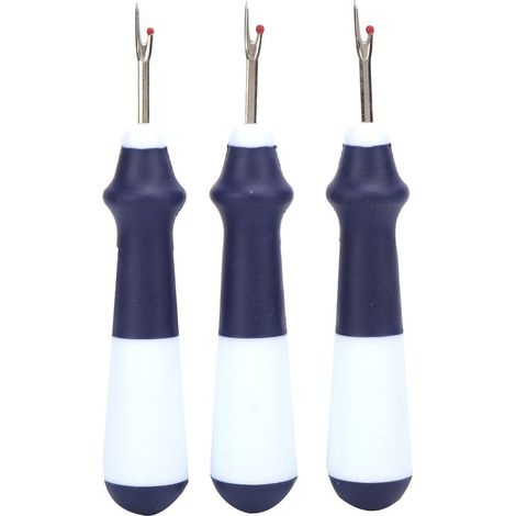 Set aus 3 robusten Nahttrennern aus Edelstahl mit praktischen, ergonomischen Griffen zum Nähen, Sticken und Basteln (1/5)