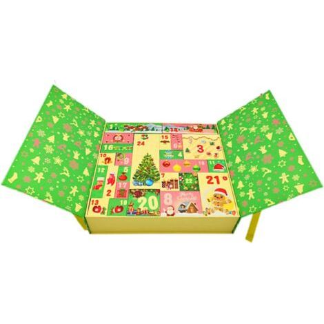 Calendrier de l'Avent de Noël, calendrier de compte à rebours décoratif, boîtes à friandises, calendrier de l'Avent de Noël à faire soi-même pour amis, collègues, enfants, etc (1/5)