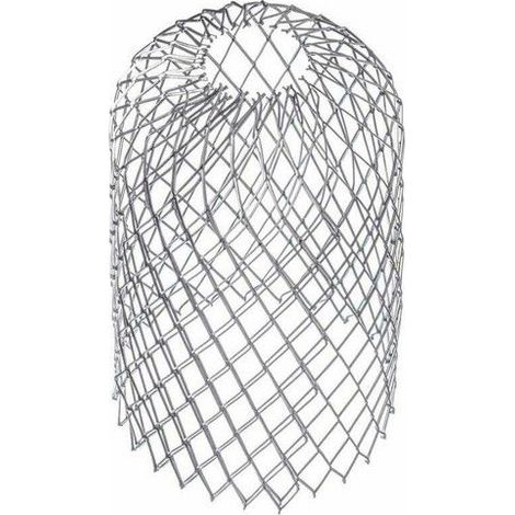Crépine de gouttière en aluminium - Aluminium durable - Non corrosif - Résistant aux intempéries - 6x5 cm - Lot de 4 (1/5)