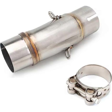51mm Edelstahl-Auspuff-Mittelrohr für Kawasaki Ninja250, Ninja400, Ninja500, Z250, Z400 und Z500 Motorräder (2017-2025) (1/5)
