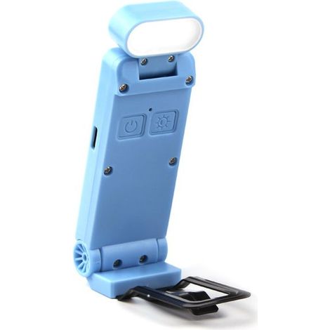 Lampe de lecture à pince rechargeable USB, lampe marque-page, lampe de lecture pliable à pince, lampe de lecture LED, lampe de bureau, lampe de protection des yeux, convient aux enfants et aux amoureu
