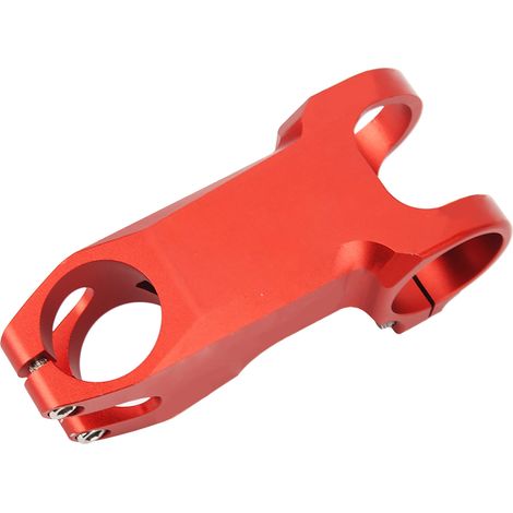 Hochfester Mountainbike-Vorbau -25 Grad, aus Aluminiumlegierung, durchbrochen, rot, für Fahrradmodifikation und -verbesserung (70 mm). (1/5)