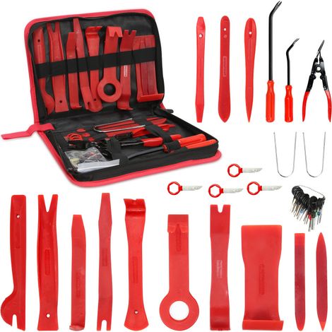 SWANEW 40pcs Strumenti di rimozione auto Rivestimento interno. audio auto. DVD e strumento di navigazione per rimuovere il pannello (1/5)