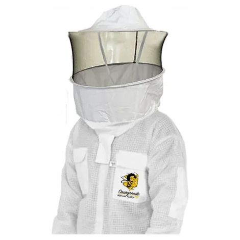 Art.274TR Maschera a velo su camiciotto in rete con cappuccio staccabile - S