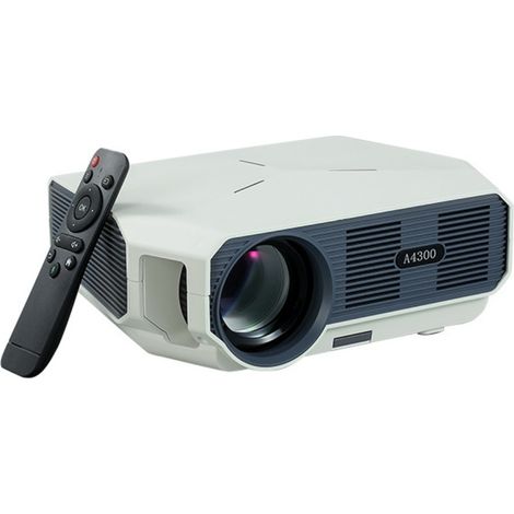 Filiyano – Projecteur Ultra HD blanc (Ultra HD/Android/1+8G) - Véritable résolution 1080p, compatible 4 K, mise au point automatique, idéal pour le (1/4)