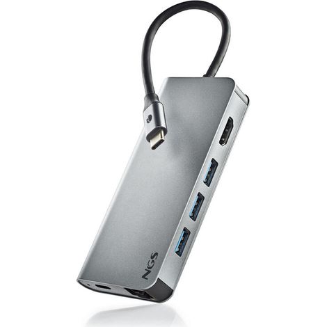 NGS Adaptador multipuerto USB-C  8 EN 1 (1/4)