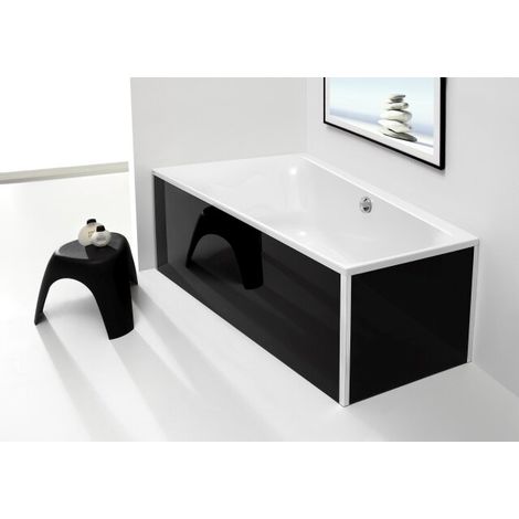 Hoesch 49016.552 Accessoire habillage en verre noir angle