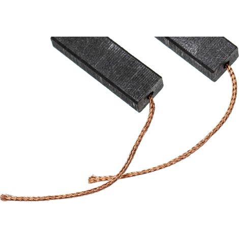 vhbw 2x Carbon Brush Motor Brush 27 x 9 x 6mm compatible with Flymo E52S, E MINIMO, LE, XE28, XE30 Lawnmower