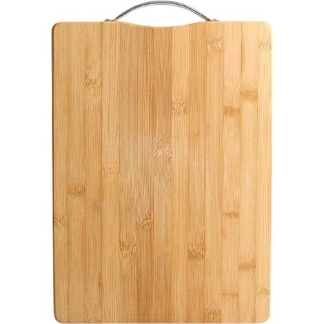1 Planche à découper, Bois massif, Résistante, Pour viande et fruits, Cuisine ménagère (1/5)