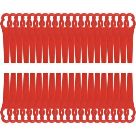 Lame Coupe Bordure Lames en Plastique de Rechange 8,3cm pour Jardin et Pelouse Coupe Bordures Grass Trimmer (120 Pcs) (1/4)