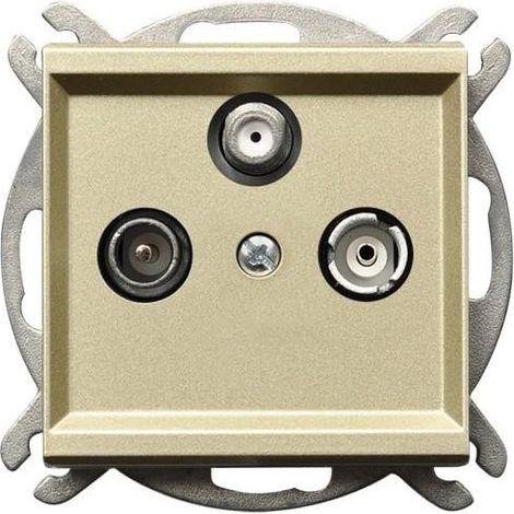 Presa antenna Ospel gpa-rs/m/39 senza cornice finitura opaca