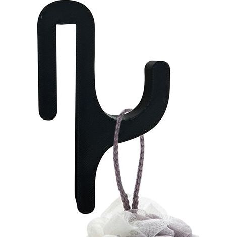 Lot de 5 Crochet Pour Porte De Douche - Support Salle De Bain Robust - Accroche Pour Vetements Serviettes Peignoir Armoire Douche Cuisine Chambre Buanderie (1/5)