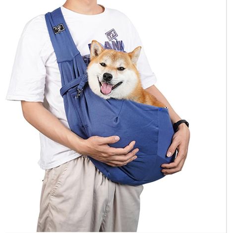 1 Sac de transport pour chien et chat, poche avant, tissu doux, 1-7,5kg, voyage et marche en plein air