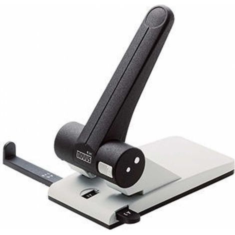 Registraturlocher B 265 8cm 65 Bl. (80 g/m²) Metall lichtgrau/tiefschwarz (1/5)