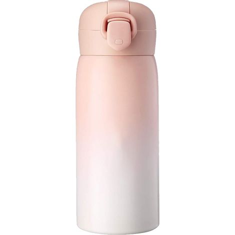 1 Bouteille isotherme,ouverture une main,acier inoxydable 304,isolation vide,24h chaud,6h froid,voyage (1/5)