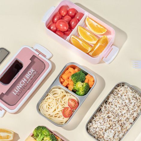 Lunch box isotherme - - 1600ML - Isotherme - Compartiment hermétique - Passe au micro-ondes (1/3)