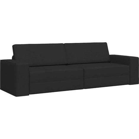 Maison Exclusive - Schlafsofa Schwarz 245 x 78 x 77 cm Stoff