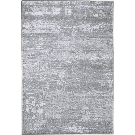 Tapis 120 x 170 cm rectangulaire vert grisé effet élimé - EMMY 0484 (1/5)