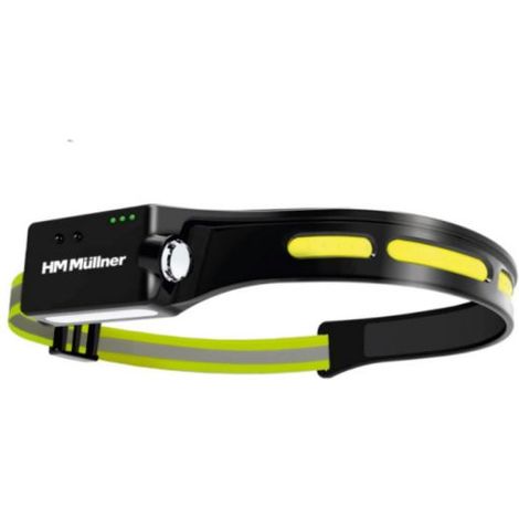 HM Müllner LED Stirnlampe Kopflampe mit Bewegungssensor - 1581A - 500lm - 5W