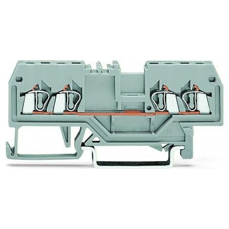 Connettore per barra di distribuzione a 4 fili da 1,5 mm² grigio 279-831