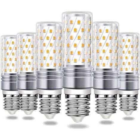 Pack of 6 E27 12W LED Bulbs (100W Halogen Bulb Equivalent) 1200LM Cool White 6000K 360 Beam Angle 220-240V (1/4)