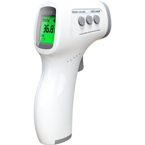 Thermometre Infrarouge - Mode Corps et Surface - Précision ±0,2 °C - Affichage en 1 Seconde - Mémoire 32 Mesures - 95 x 60 x 180 mm - 1 Pièce (1/5)