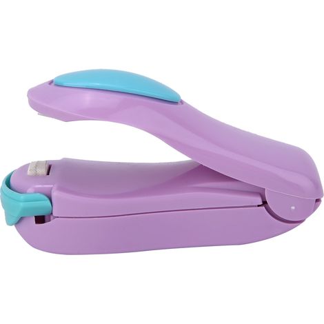 Pince de scellage électrique portable pour emballages - Machine à sceller manuelle et mini (Violet) (1/5)