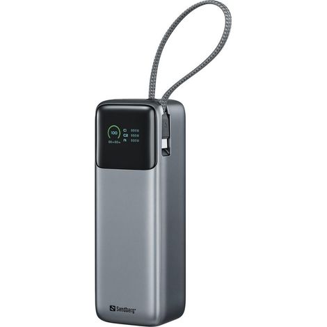 Batería externa Sandberg 421-31 LiPo 27000 mAh Negro/Gris