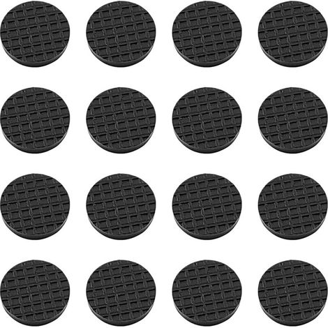 16 pezzi di cuscinetti antiscivolo autoadesivi per la protezione dei mobili, rotondi, 20 mm (1/5)
