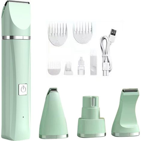 Tondeuse à poils chien 4 en 1, kit toilettage, rechargeable, silencieux, qualité professionnelle (1/5)