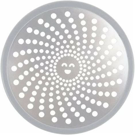 Drain Attrape Cheveux Filtre de Vidange Douche Bouchons de vidange en Acier Inoxydable de 11,3 cm Grille Douche Anti Cheveux pour Salle de Bain Cuisine Baignoire - Argent