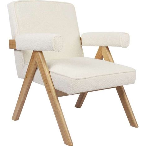 Butaca modelo Agatha tapizado linen nature, 66cm(ancho) 82cm(altura) 78.5cm(fondo)