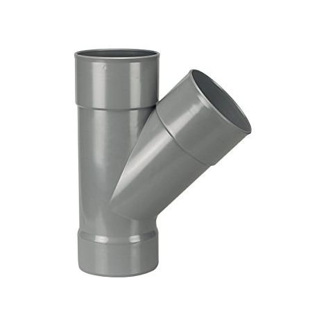 Doppelmuffenfitting wavin double female elbow 45° d125 starres PVC