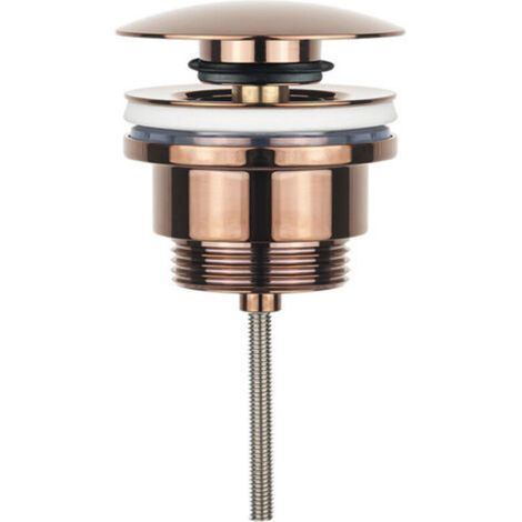 BONDE DE LAVABO UNIVERSEL CLIC-CLAC REA GOLD--or rose (1/3)
