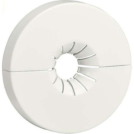 Piastra singola coprimuro color bianco - Caleffi - Set 15 pezzi