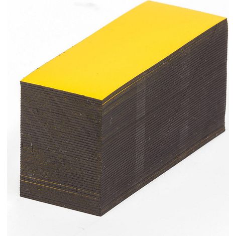 FRANKEL kaiserkraft, Etiquettes magnétiques, coloris jaune, h (1/5)
